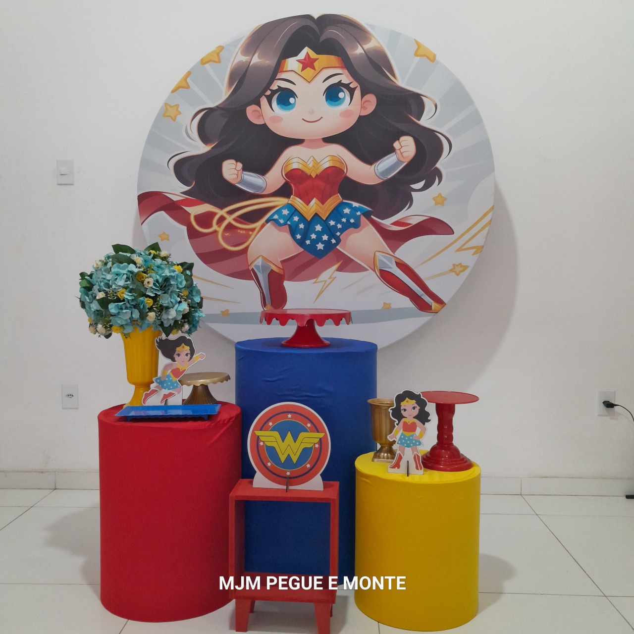 Kit Esmeralda Mulher Maravilha Cute - MJM PEGUE E MONTE