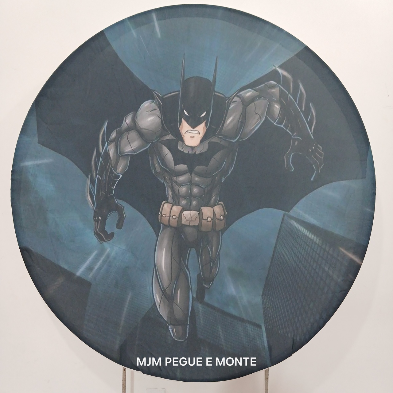 Capa Painel Redondo Batman - MJM PEGUE E MONTE