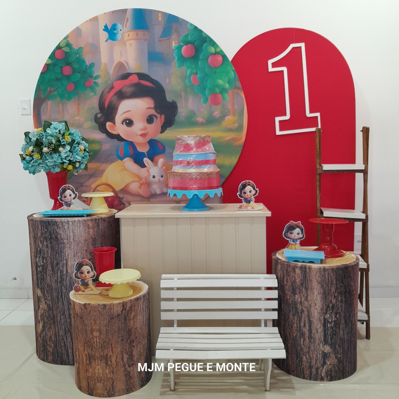 Kit Diamante Branca de Neve Cute - MJM PEGUE E MONTE