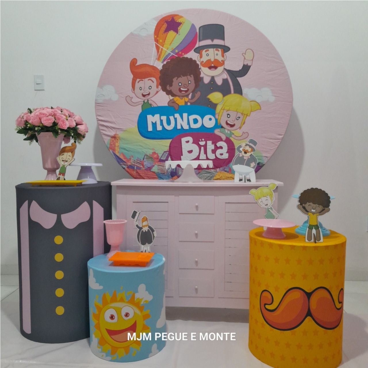 Kit Perola Mundo Bita Menina - MJM PEGUE E MONTE