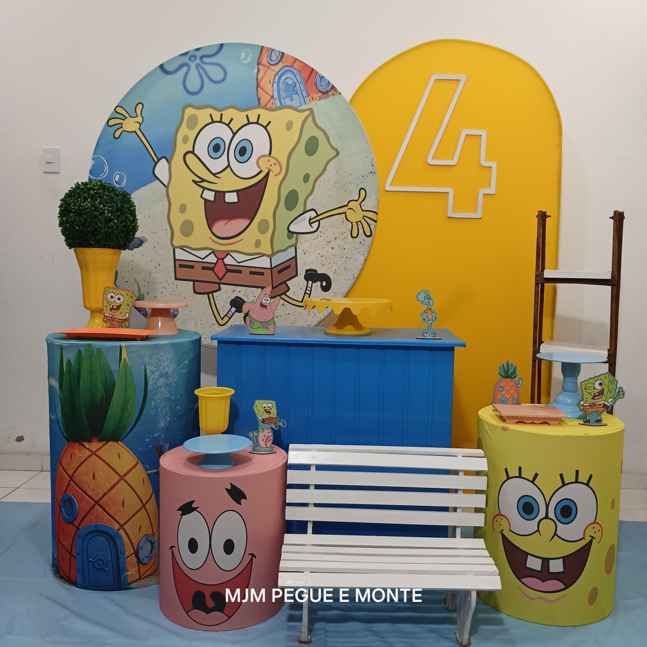 Kit Diamante Bob Esponja Menino - MJM PEGUE E MONTE
