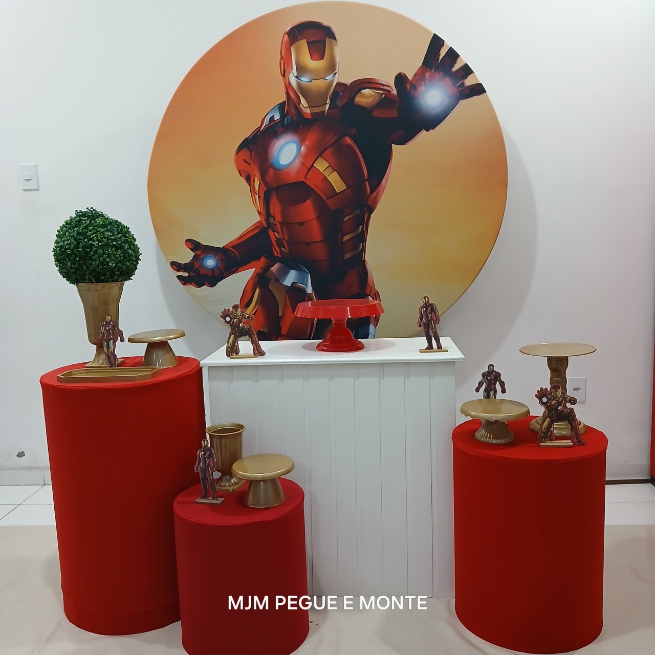 Kit Perola Homem de Ferro - MJM PEGUE E MONTE