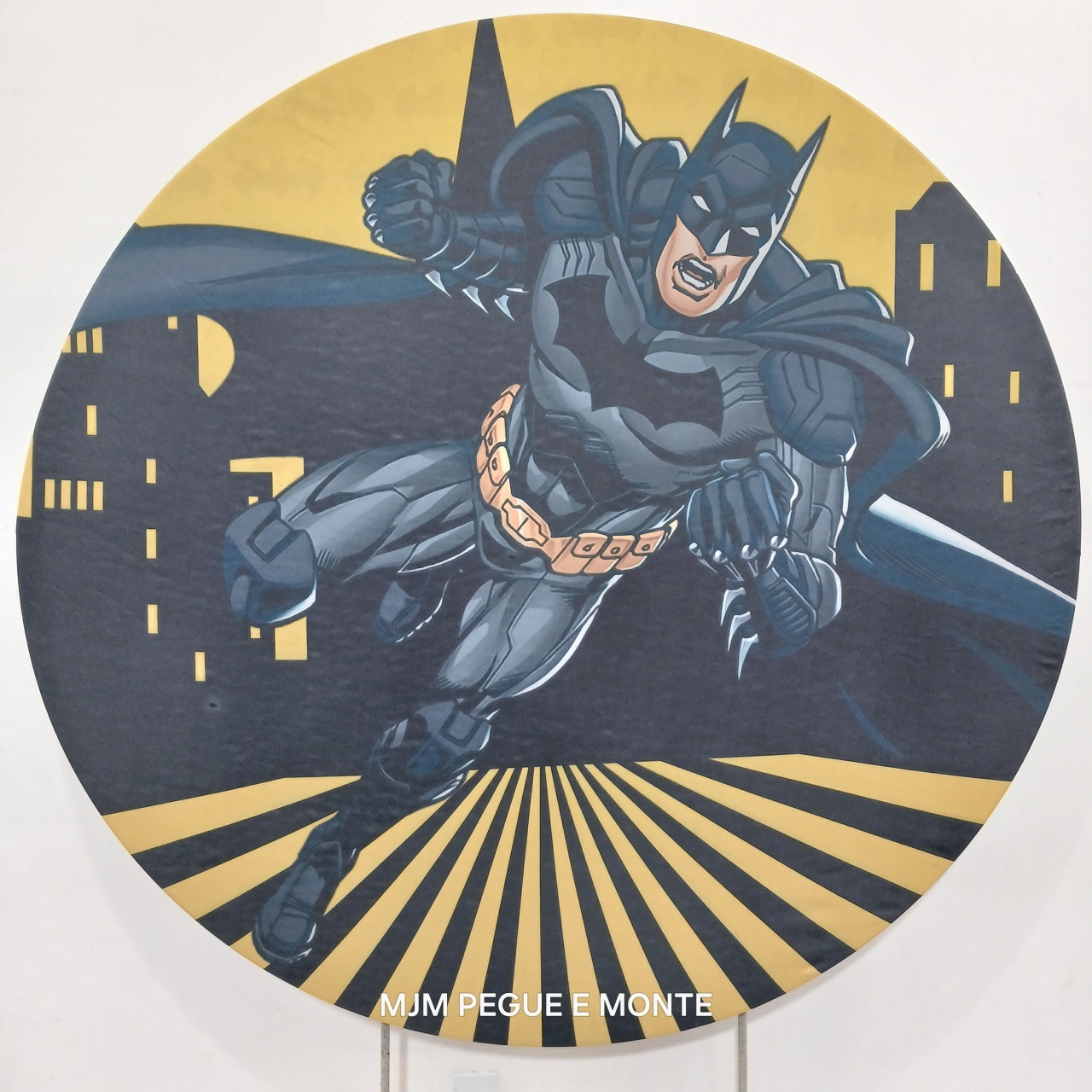 Capa Painel Redondo Batman - MJM PEGUE E MONTE