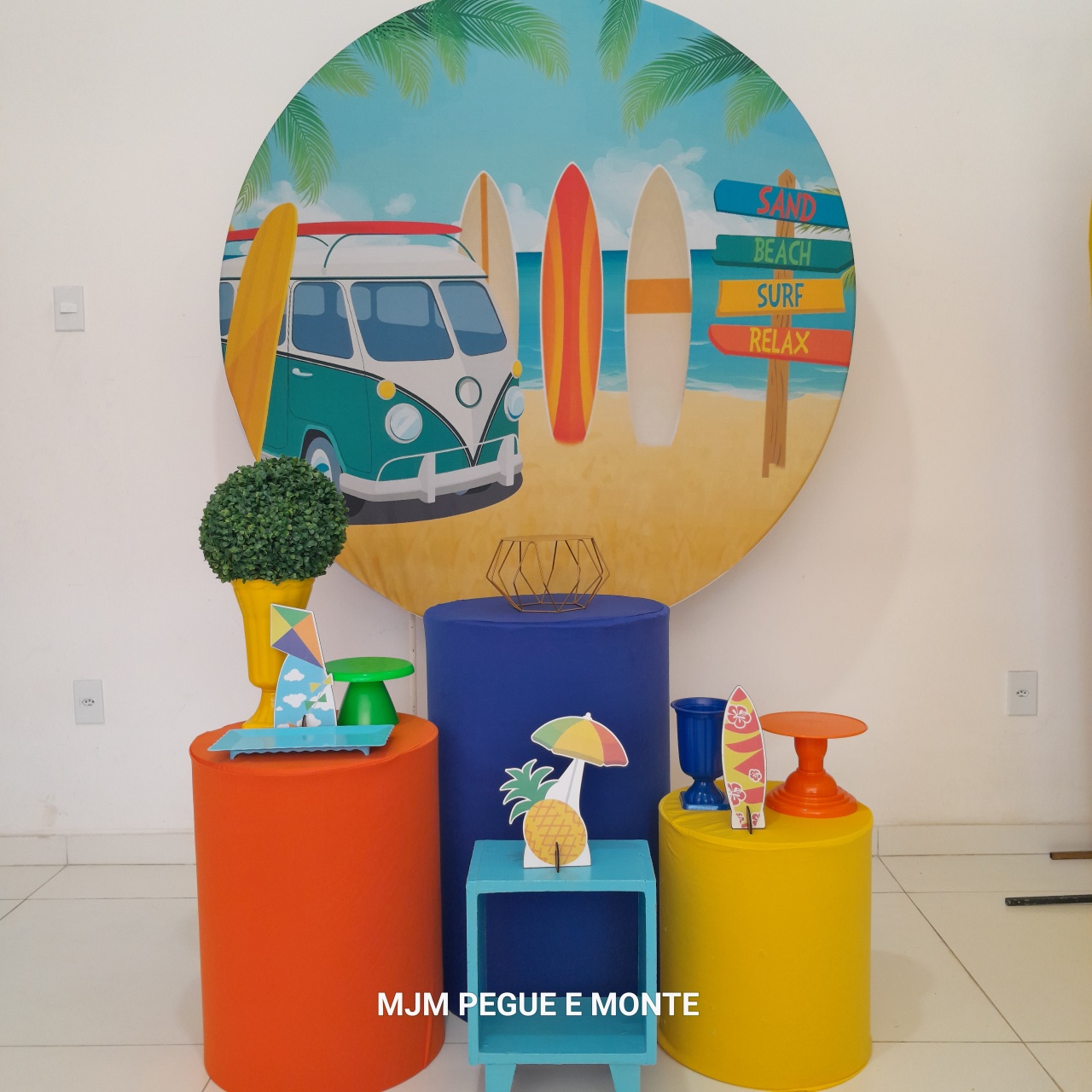 Kit Esmeralda Praia 01 - MJM PEGUE E MONTE