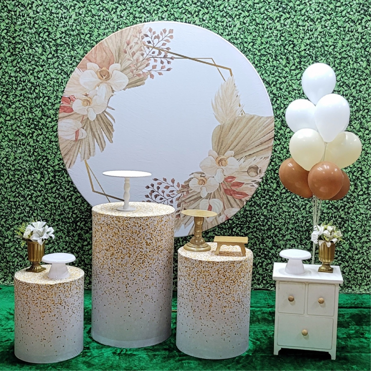 Floral Dourado - Kit Ouro   - Up Decor Pegue e Monte