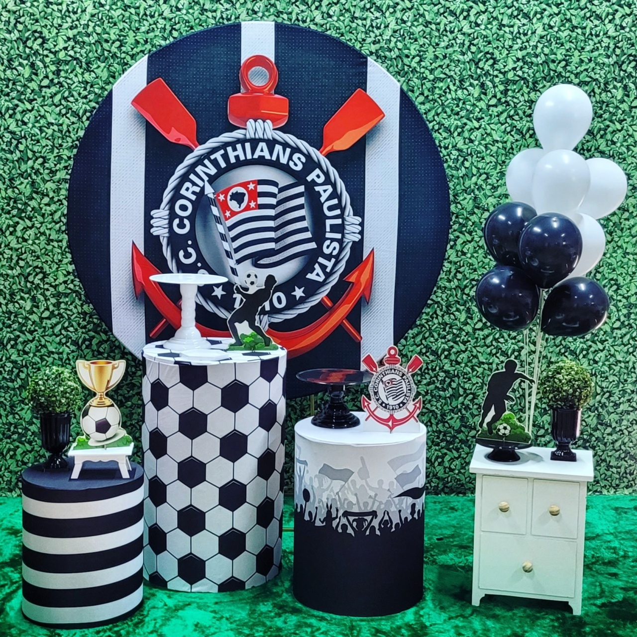 Corinthians - Kit Ouro  - Up Decor Pegue e Monte