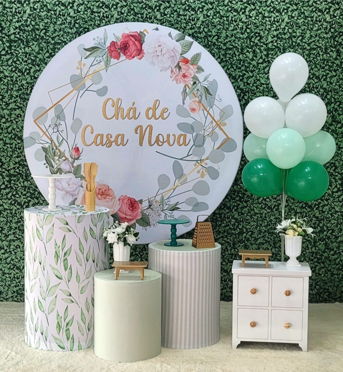 Chá de Casa Nova Mod.2- Kit Ouro - Up Decor Pegue e Monte