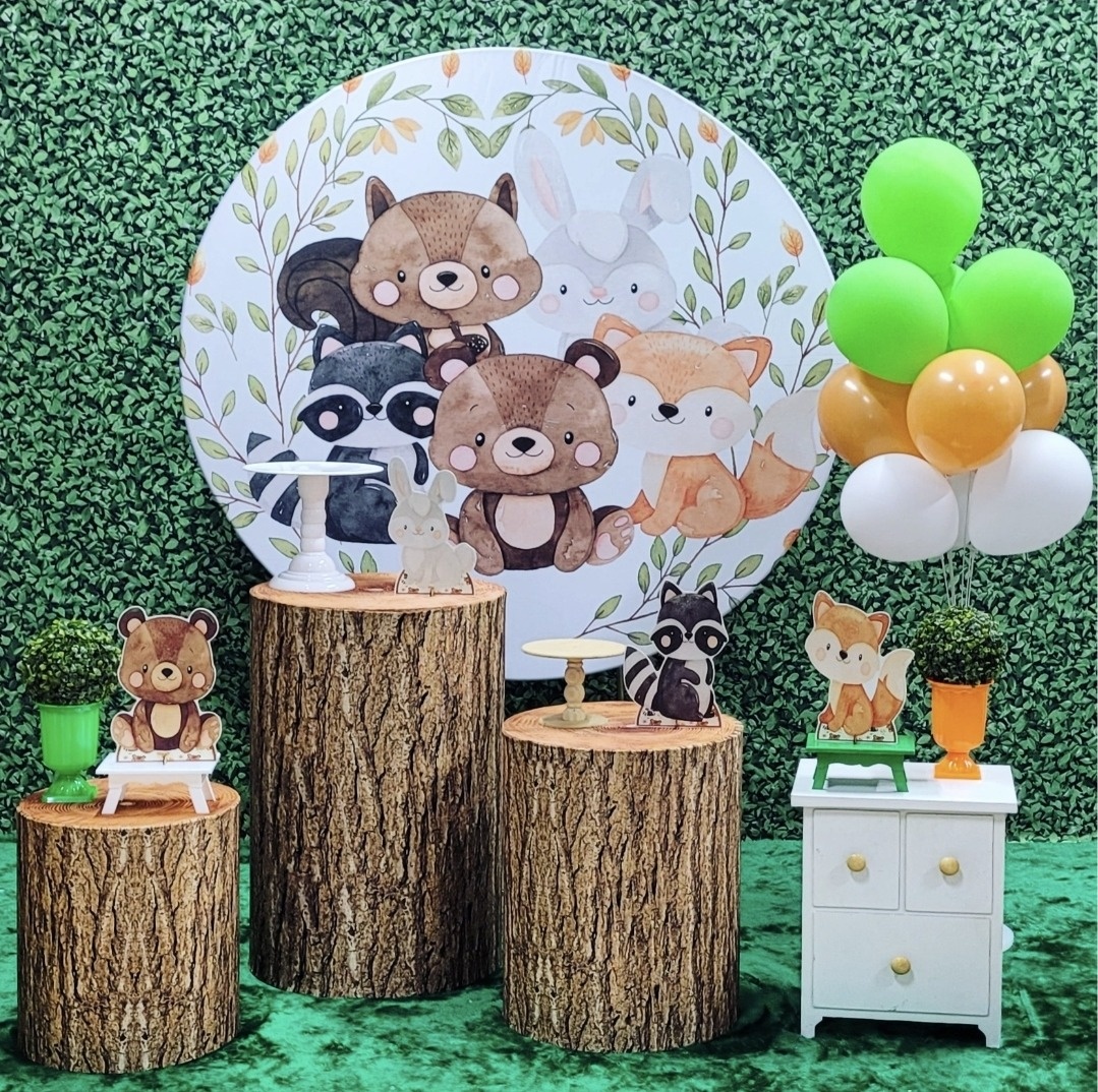 Bosque Menino - Kit Ouro   - Up Decor Pegue e Monte