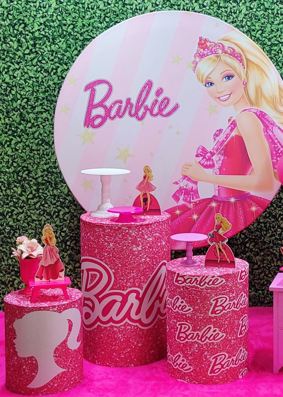 Barbie Mod.1 - Kit Prata       - Up Decor Pegue e Monte