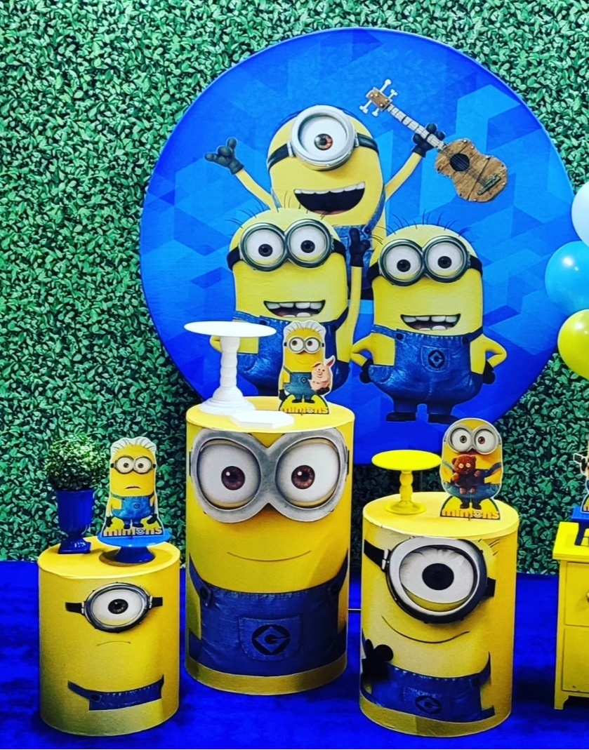 Minions - Kit Prata - Up Decor Pegue e Monte