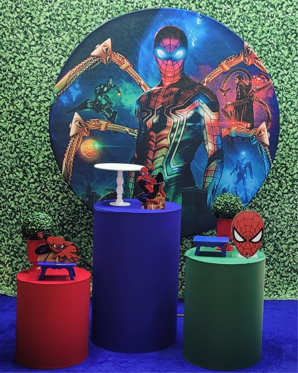 Homem Aranha Mod.3  - Kit Prata - Up Decor Pegue e Monte