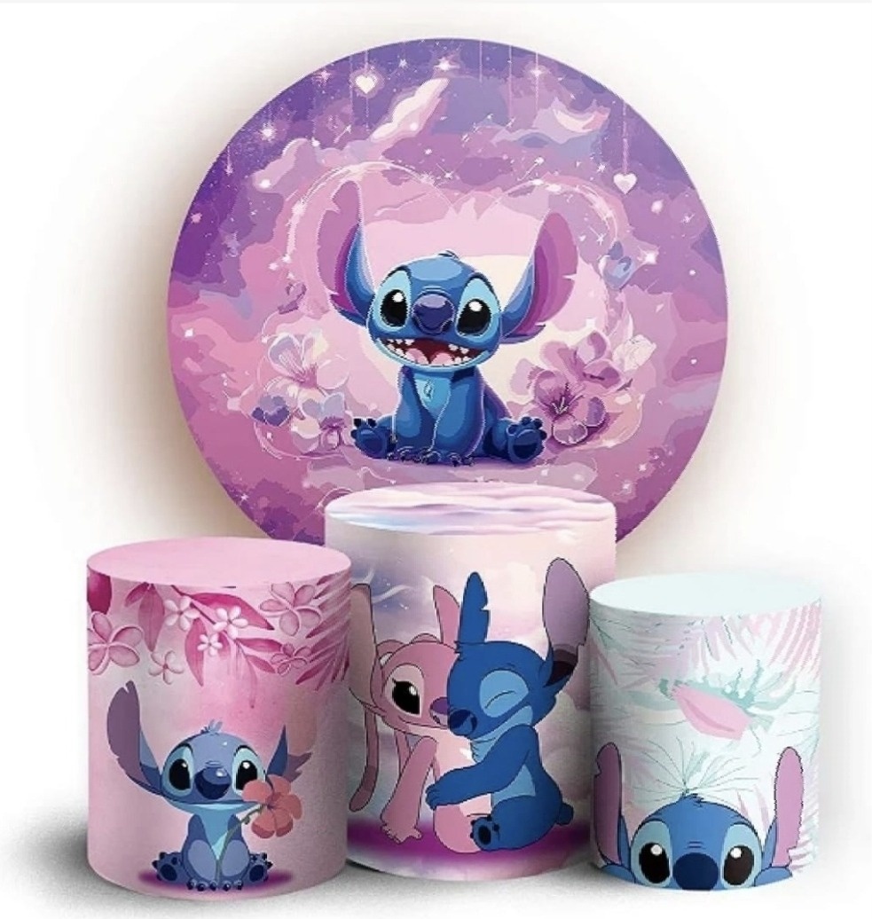 Stitch Mod.3 - Kit Ouro  - Up Decor Pegue e Monte