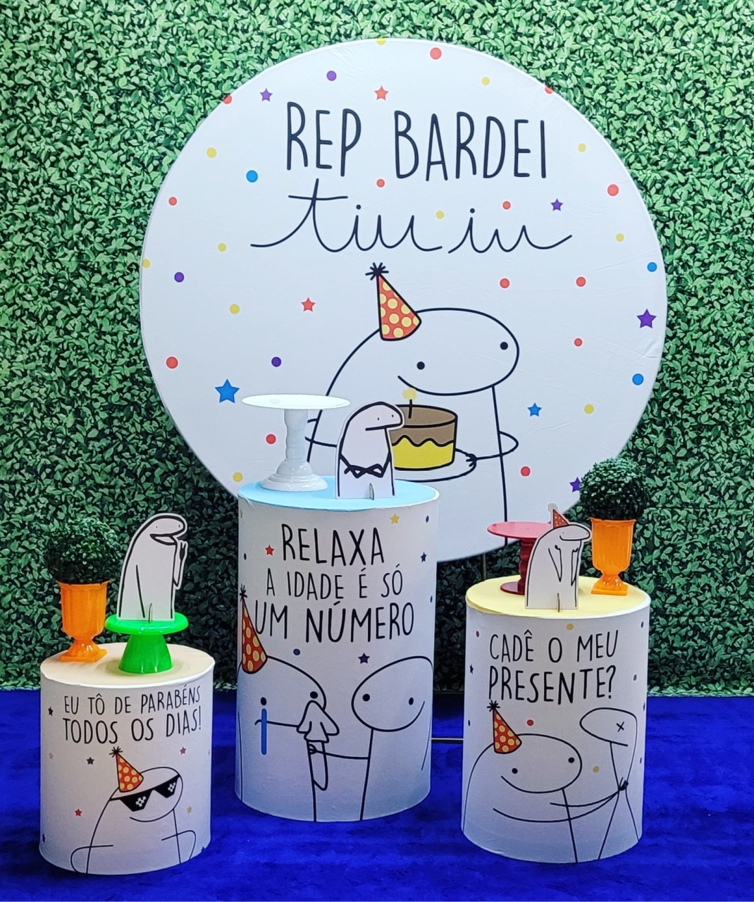 Flork - Kit Prata      - Up Decor Pegue e Monte