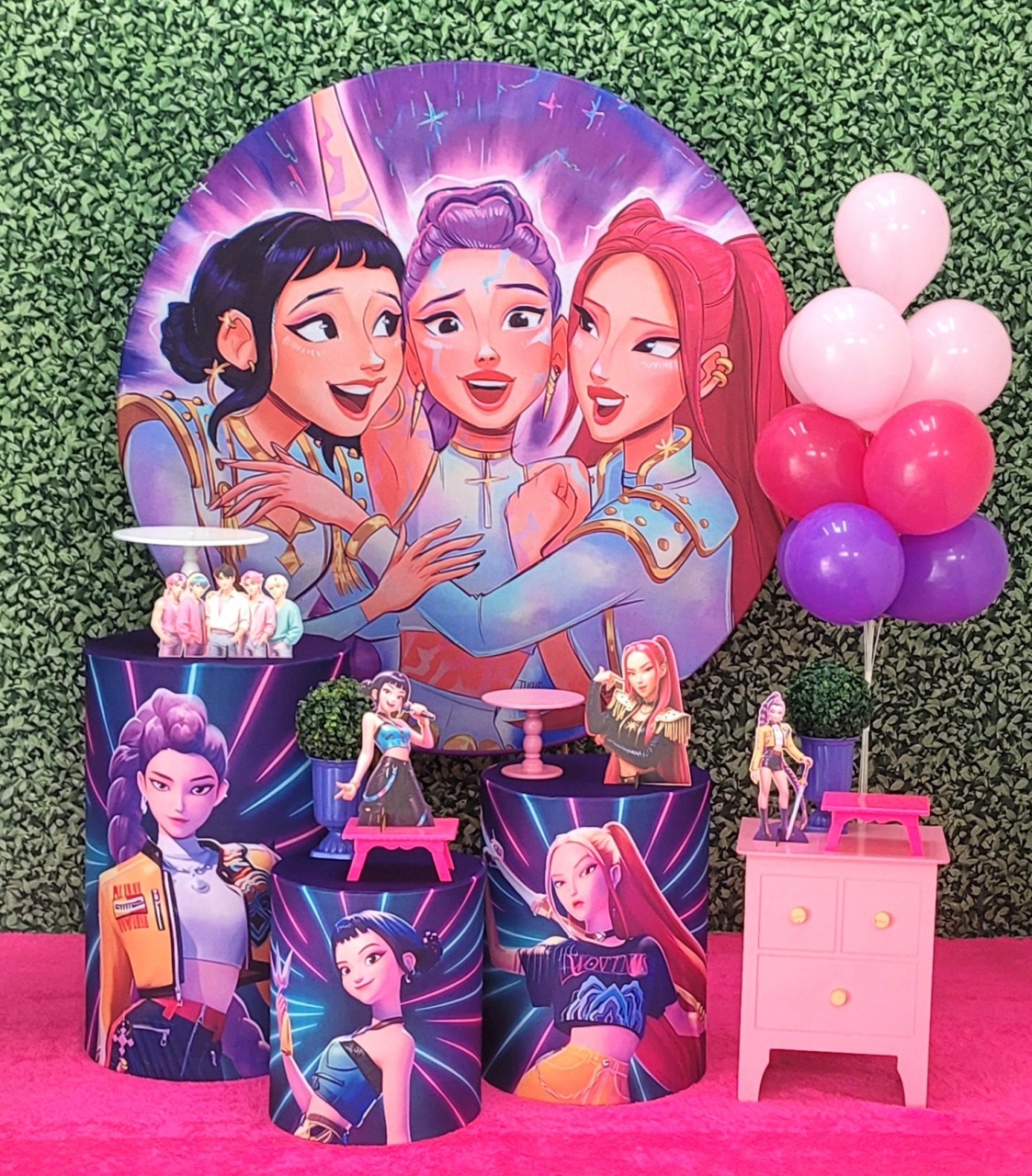 Guerreiras Do K-Pop - Kit Ouro - Up Decor Pegue e Monte