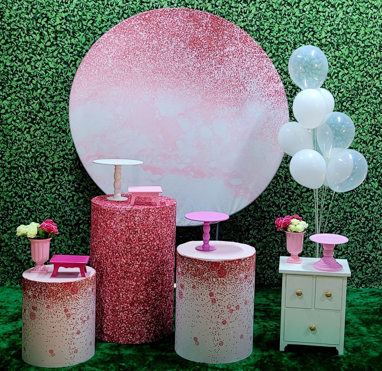 Rosê Glitter - Kit Ouro     - Up Decor Pegue e Monte