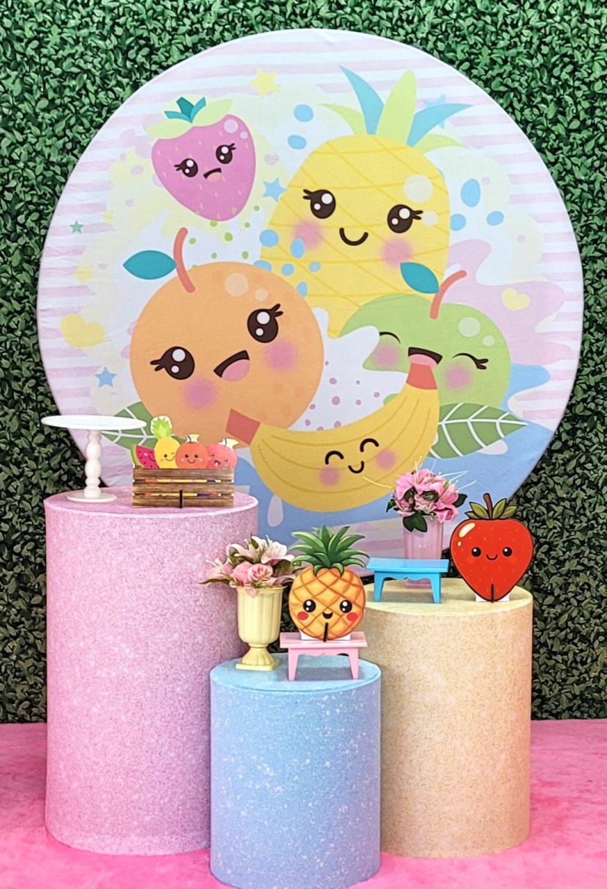 Frutinhas - Kit Prata   - Up Decor Pegue e Monte