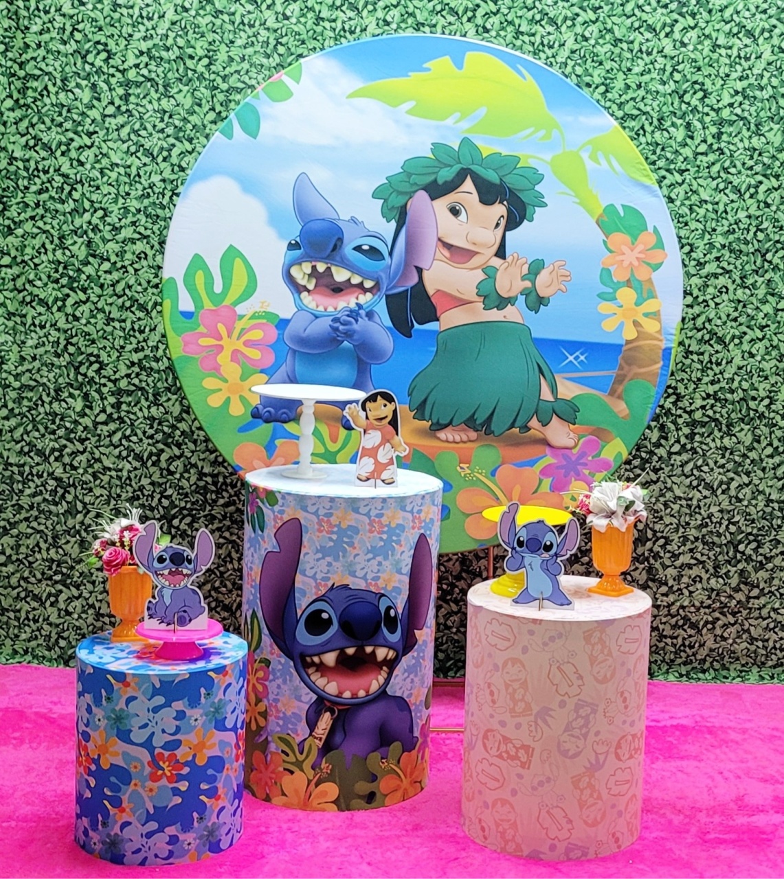 Lilo E Stitch - Kit Prata    - Up Decor Pegue e Monte