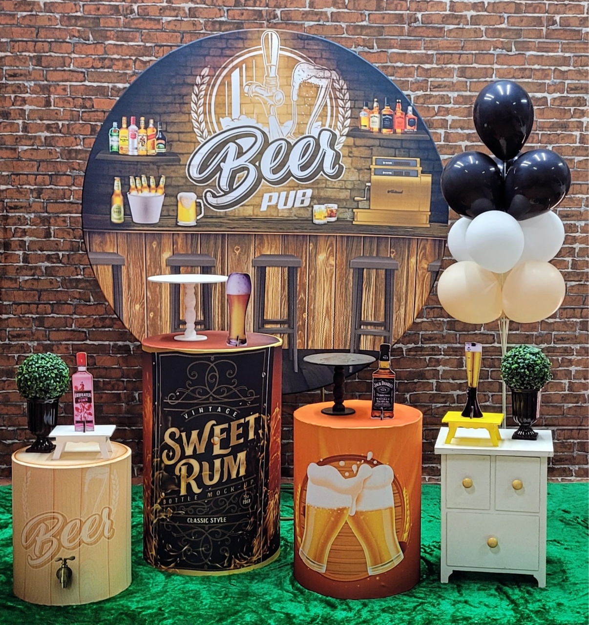 Boteco Beer - Kit Ouro    - Up Decor Pegue e Monte