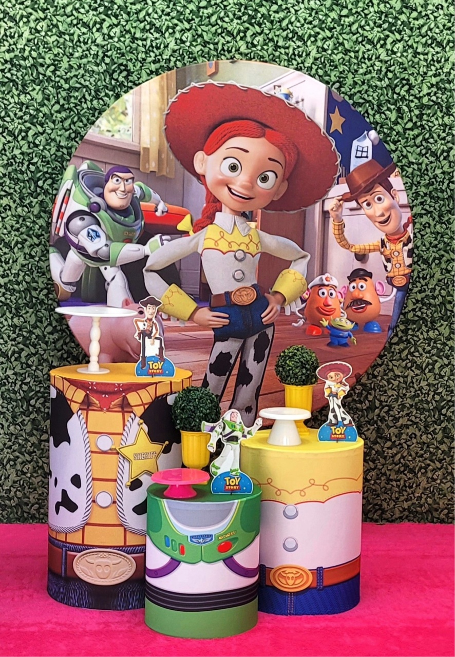 Toy Story Jessie (3) - Kit Prata    - Up Decor Pegue e Monte