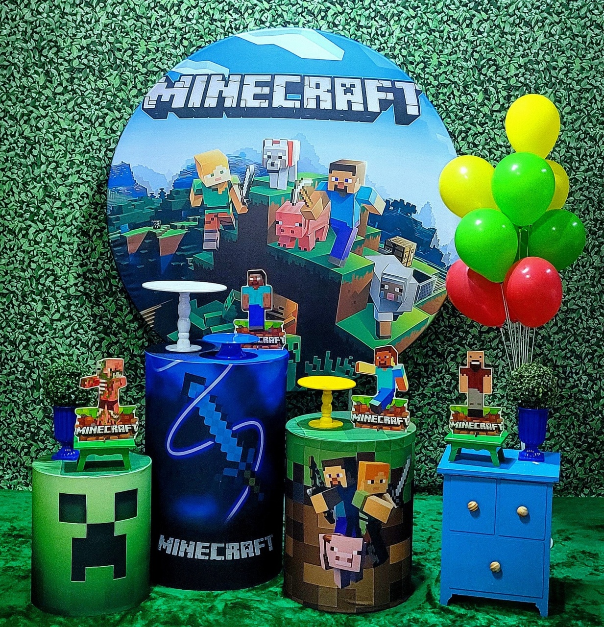 Minecraft - Kit Ouro - Up Decor Pegue e Monte