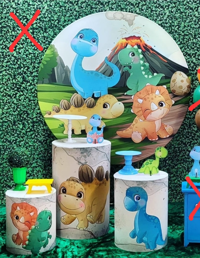 Dino Baby - Kit Prata - Up Decor Pegue e Monte