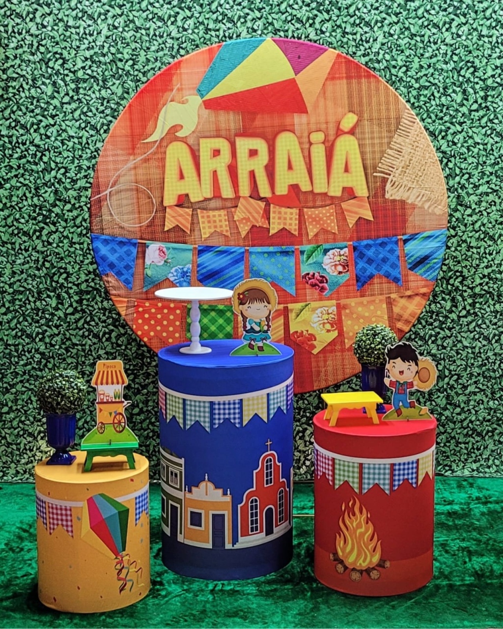 Arraiá Mod.1 - Kit Prata - Up Decor Pegue e Monte