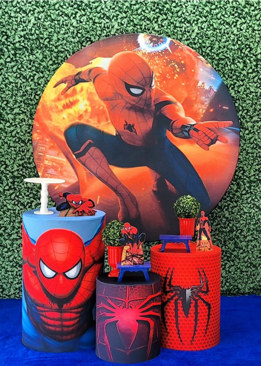 Homem Aranha Mod.1 - Kit Prata - Up Decor Pegue e Monte