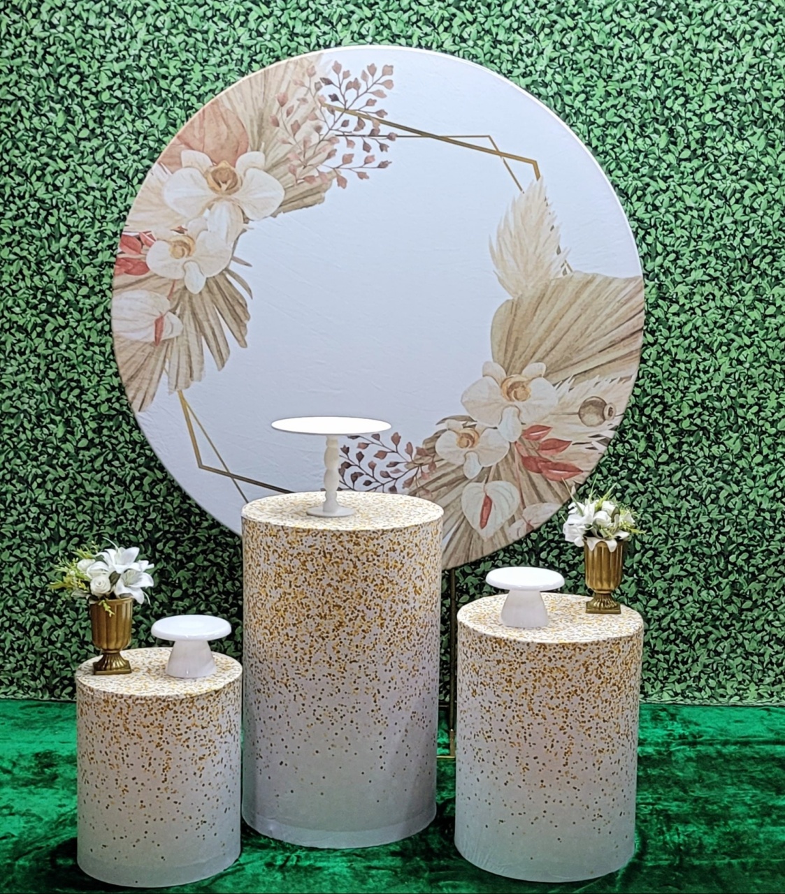 Floral Dourado - Kit Prata - Up Decor Pegue e Monte
