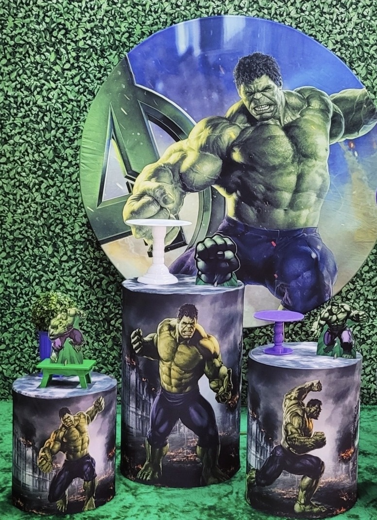 Hulk - Kit Prata   - Up Decor Pegue e Monte