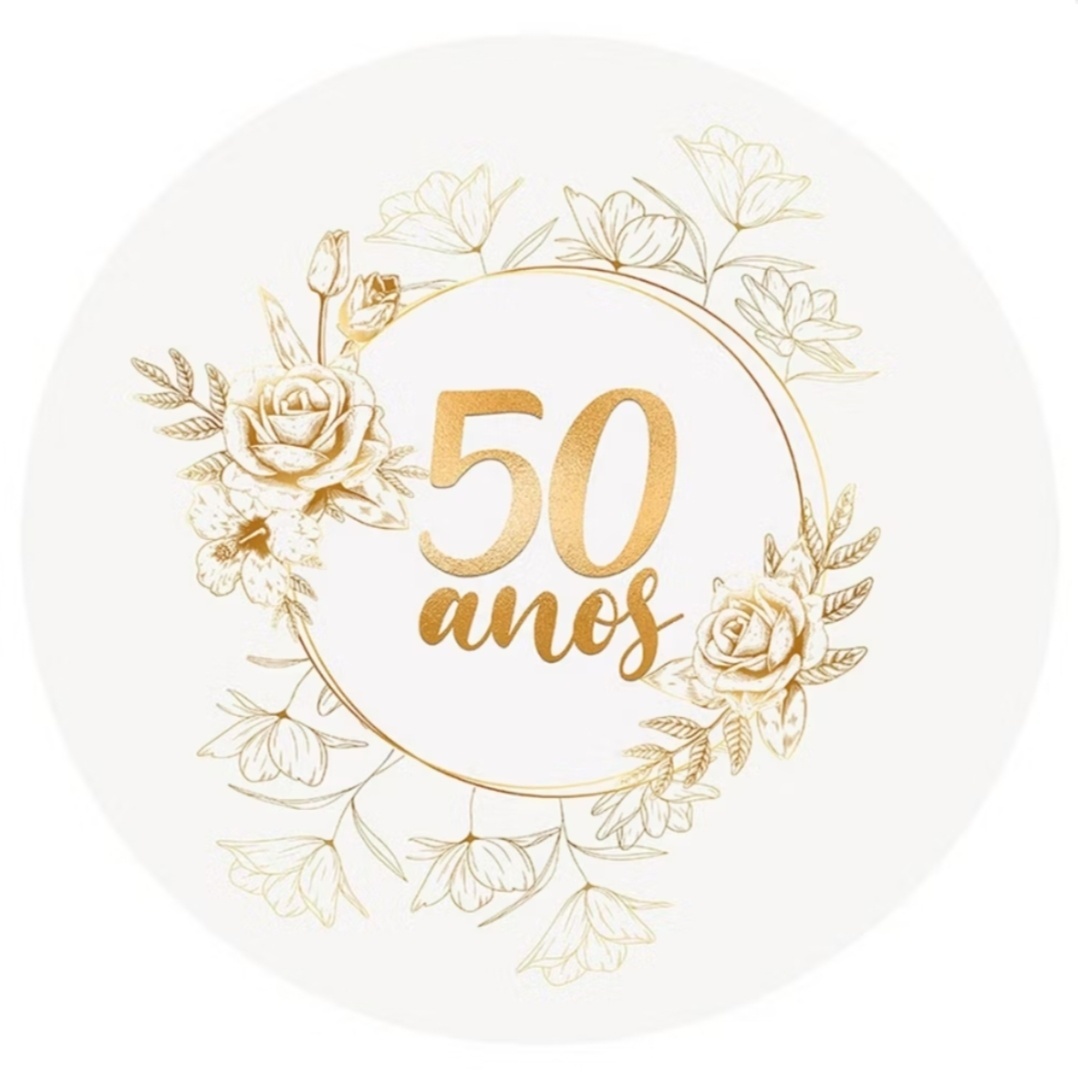 50 Anos Dourado - Kit Ouro - Up Decor Pegue e Monte