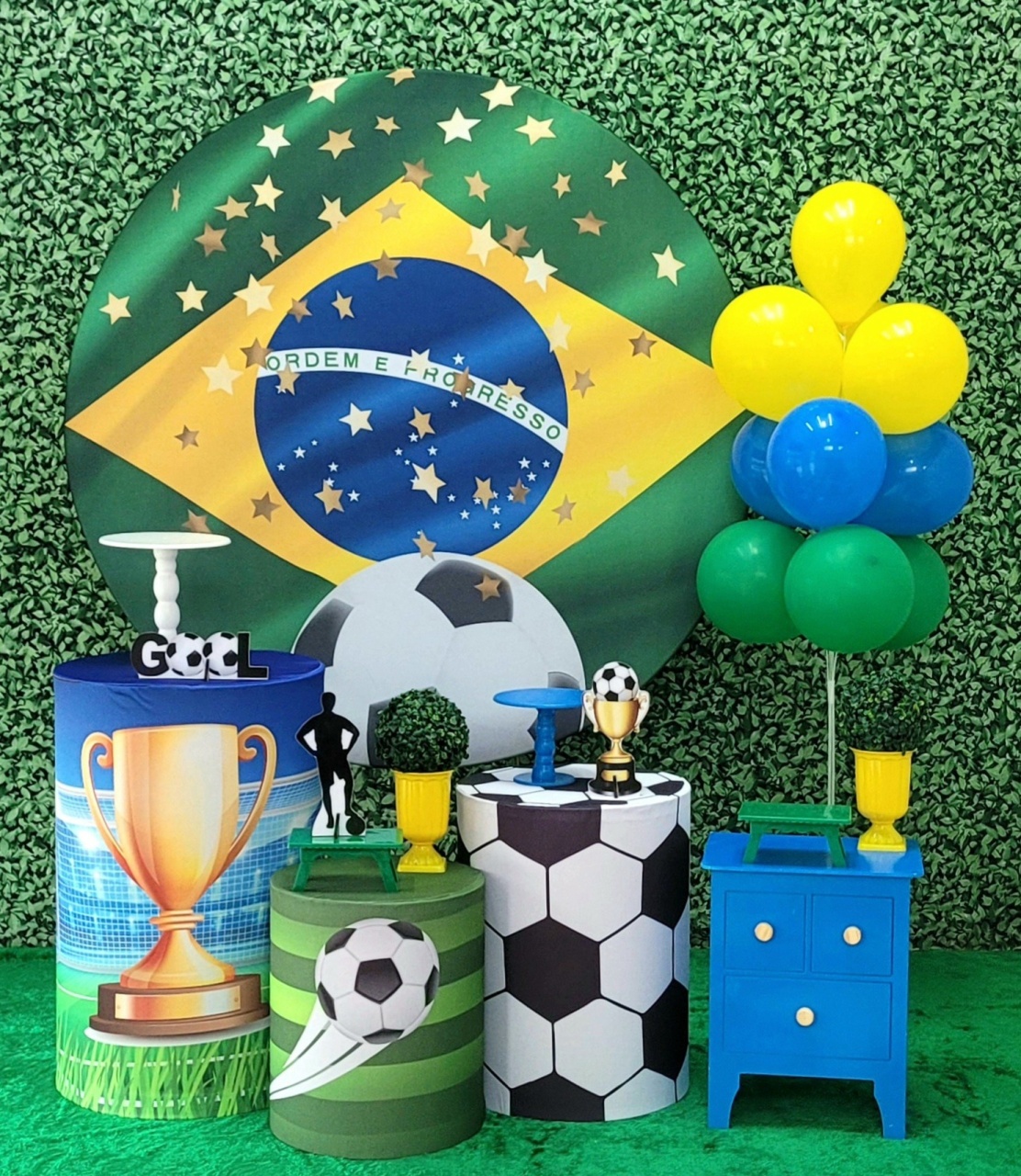 Brasil Mod.2 - Kit Ouro   - Up Decor Pegue e Monte