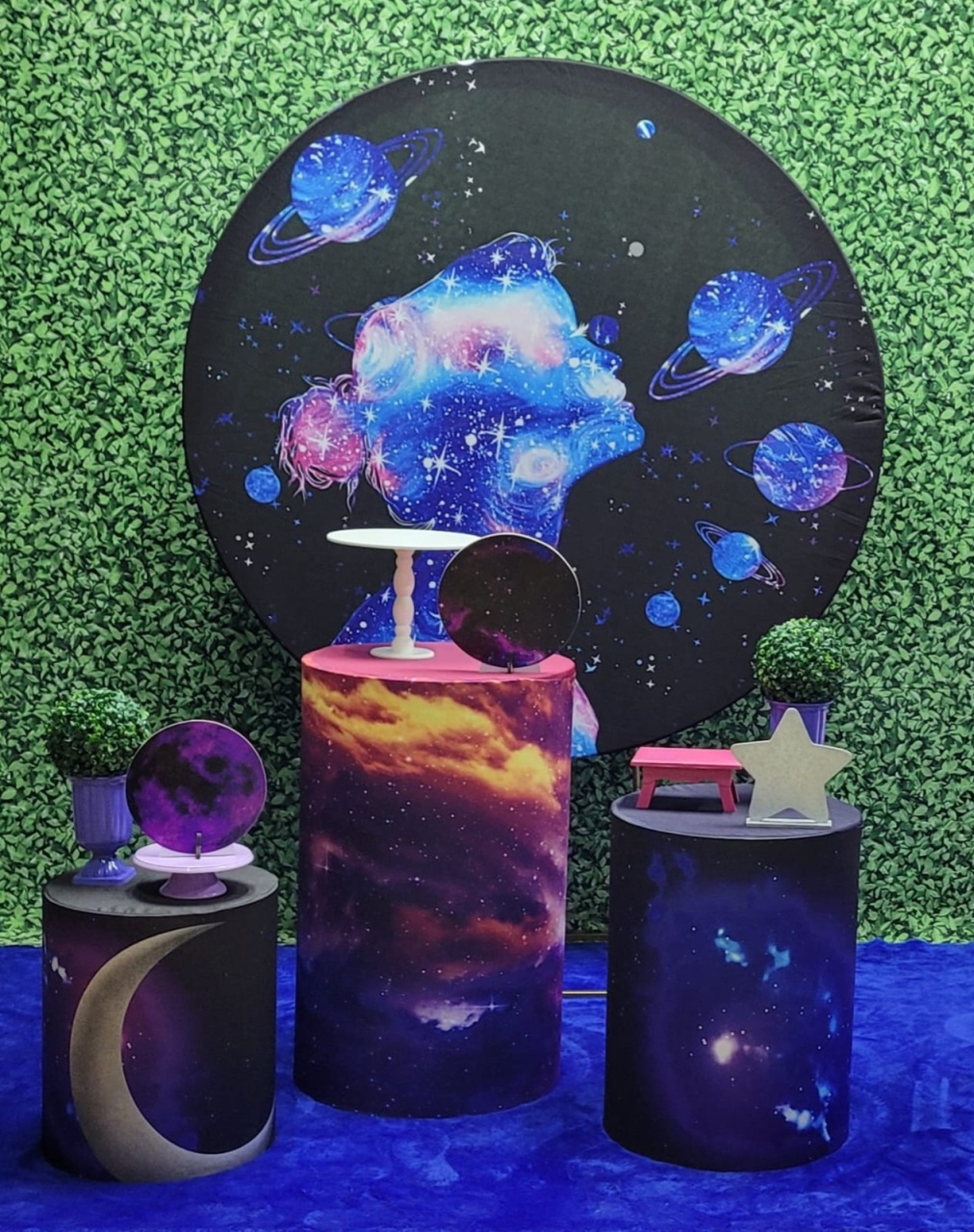 Galaxia - Kit Prata - Up Decor Pegue e Monte