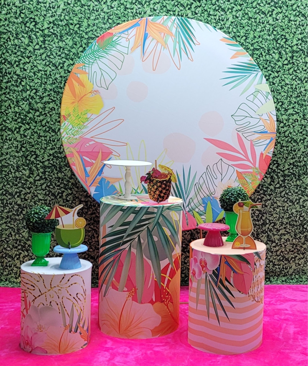 Tropical Mob.2 - Kit Prata     - Up Decor Pegue e Monte