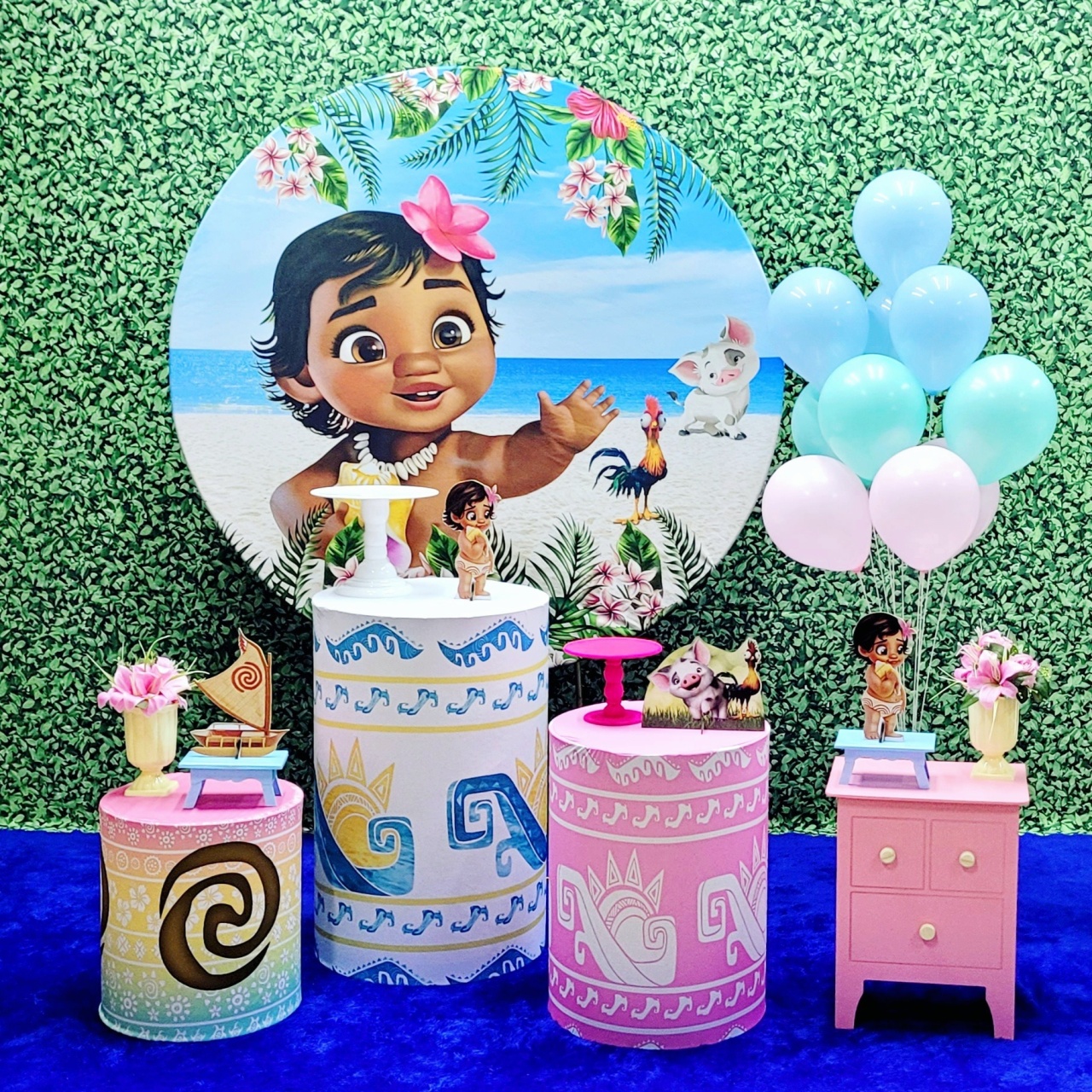 Moana Baby - Kit Ouro    - Up Decor Pegue e Monte