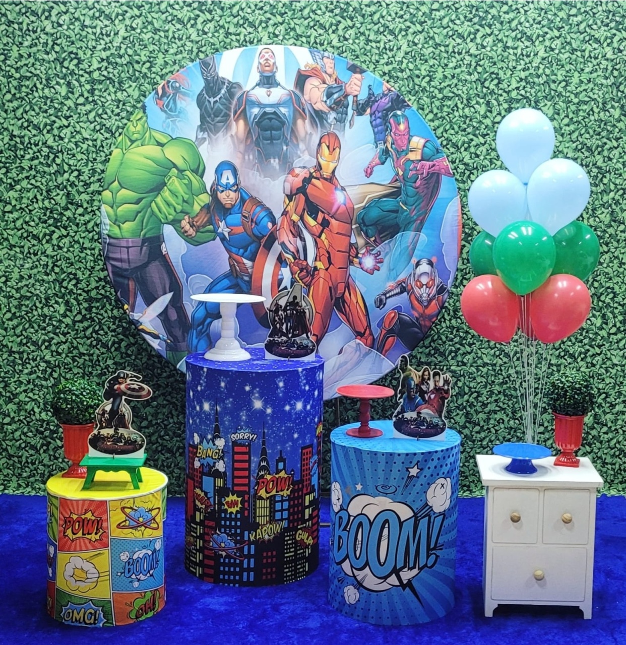 Os Vingadores Mod.1 - Kit Ouro - Up Decor Pegue e Monte