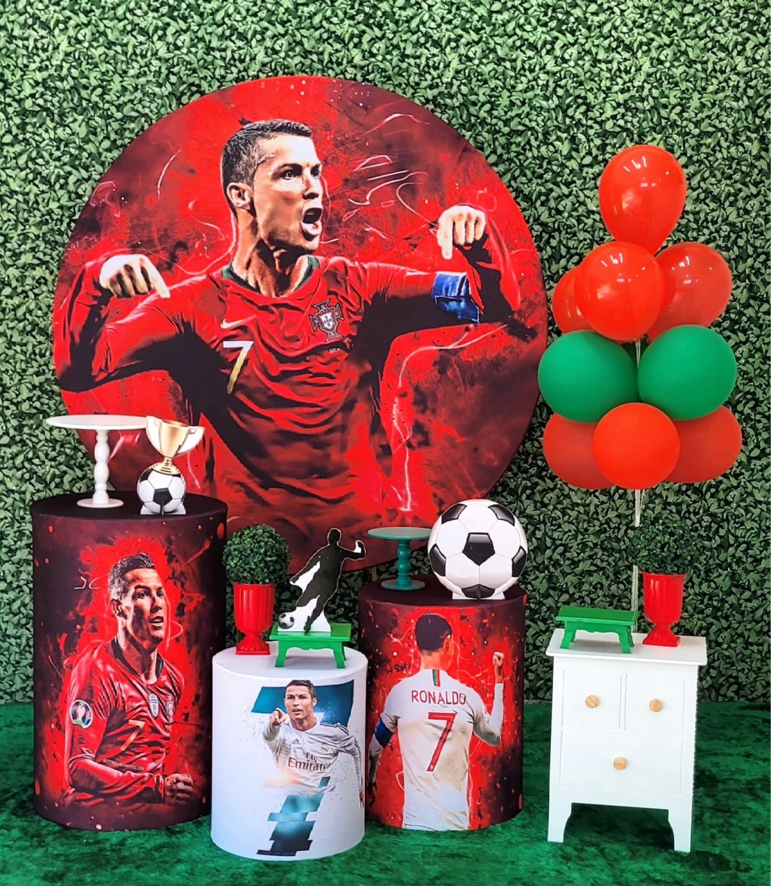 Cristiano Ronaldo - Kit Ouro   - Up Decor Pegue e Monte