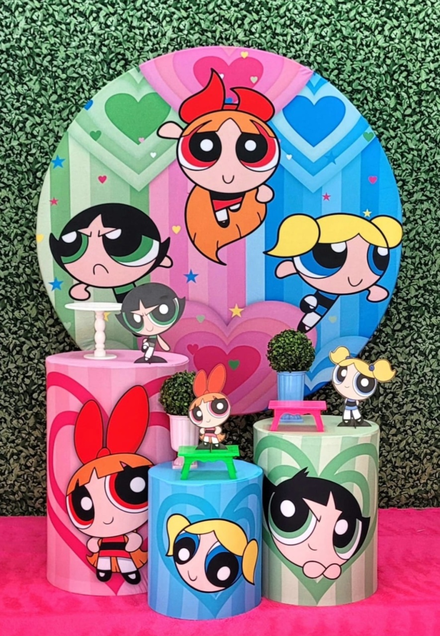 Meninas Super Poderosas - Kit Prata (Cópia 1) - Up Decor Pegue e Monte