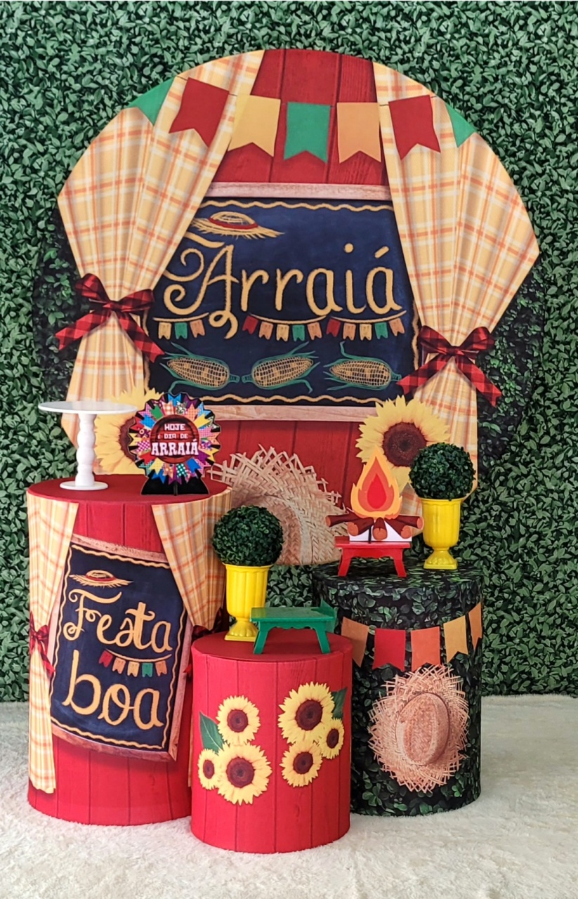 Arraia Girassol - Kit Prata - Up Decor Pegue e Monte