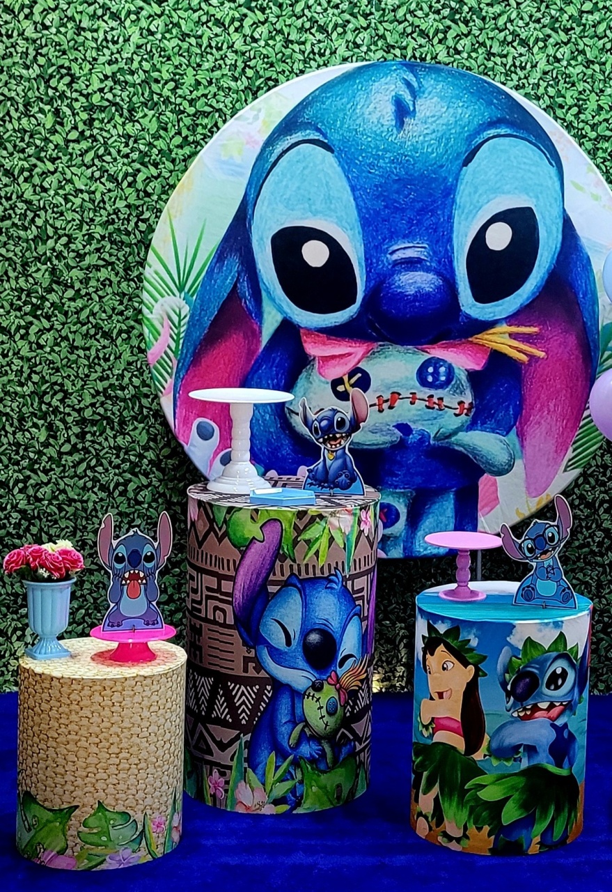 Stitch Mod.1 - Kit Prata    - Up Decor Pegue e Monte