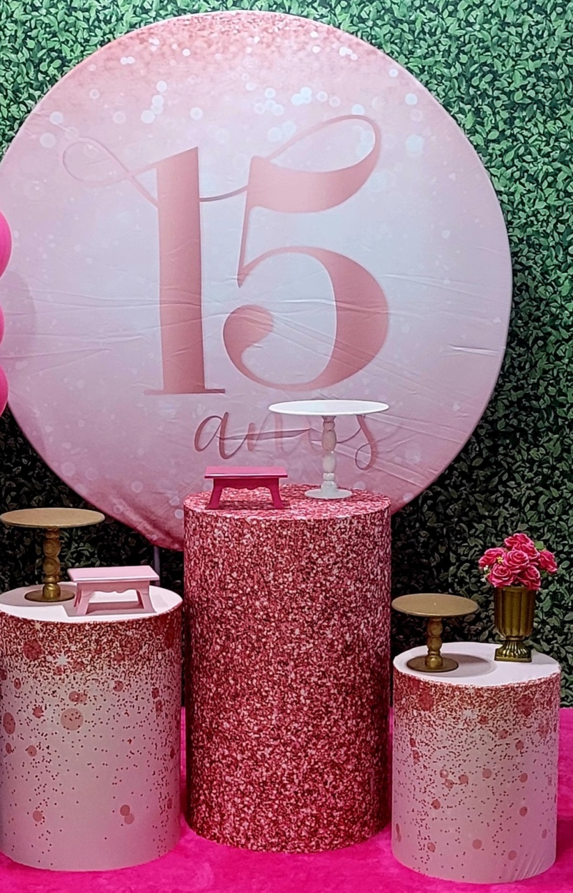 15 Anos - Kit Prata - Up Decor Pegue e Monte