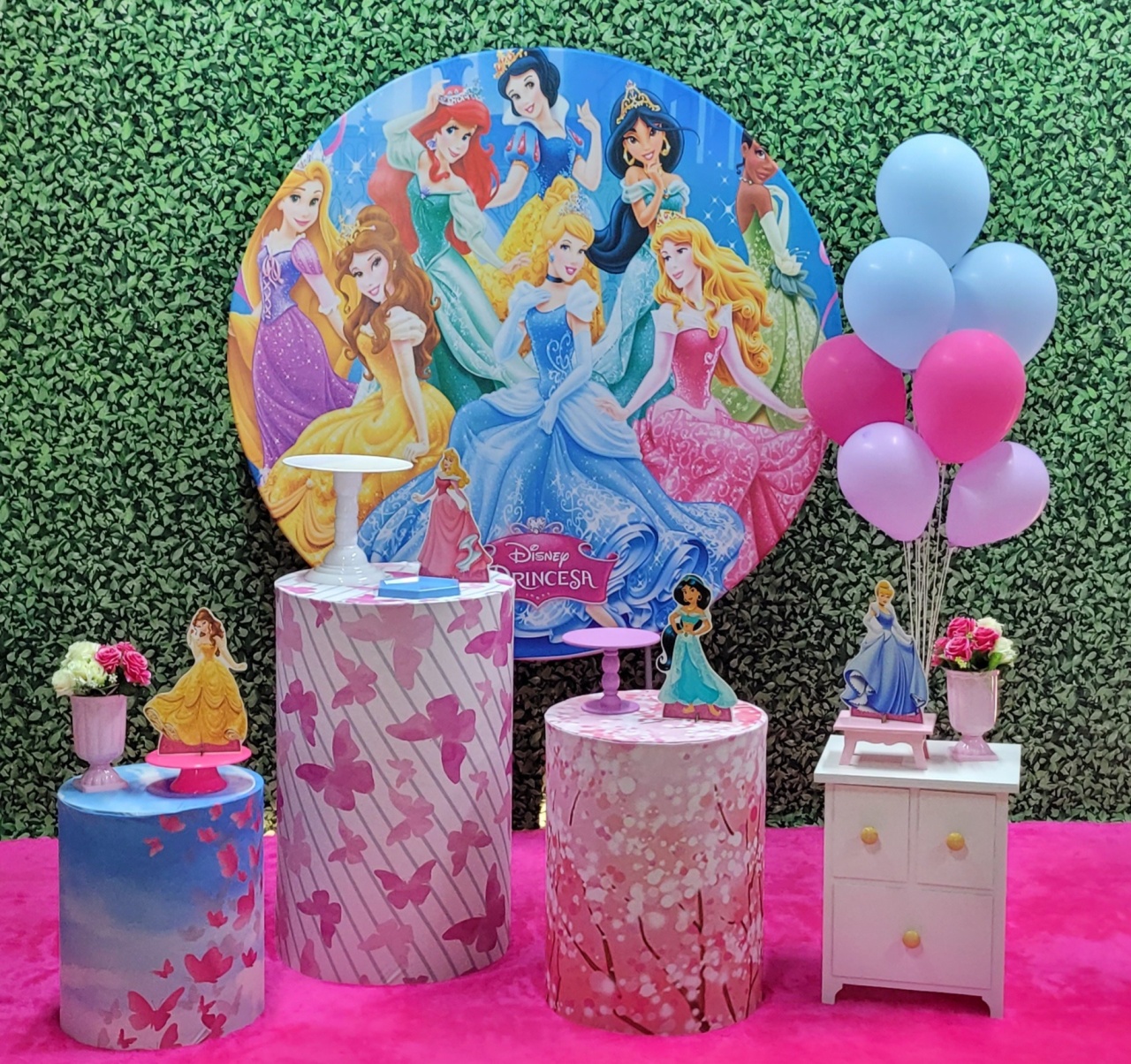 Princesas Mod.1 - Kit Ouro    - Up Decor Pegue e Monte