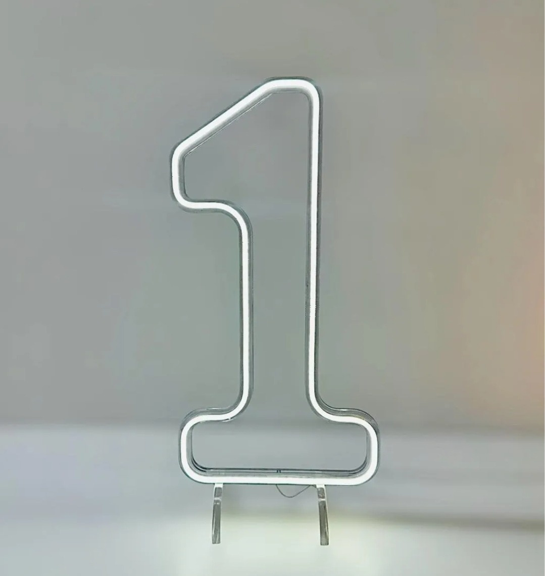 Número Led 50Cm  - Up Decor Pegue e Monte