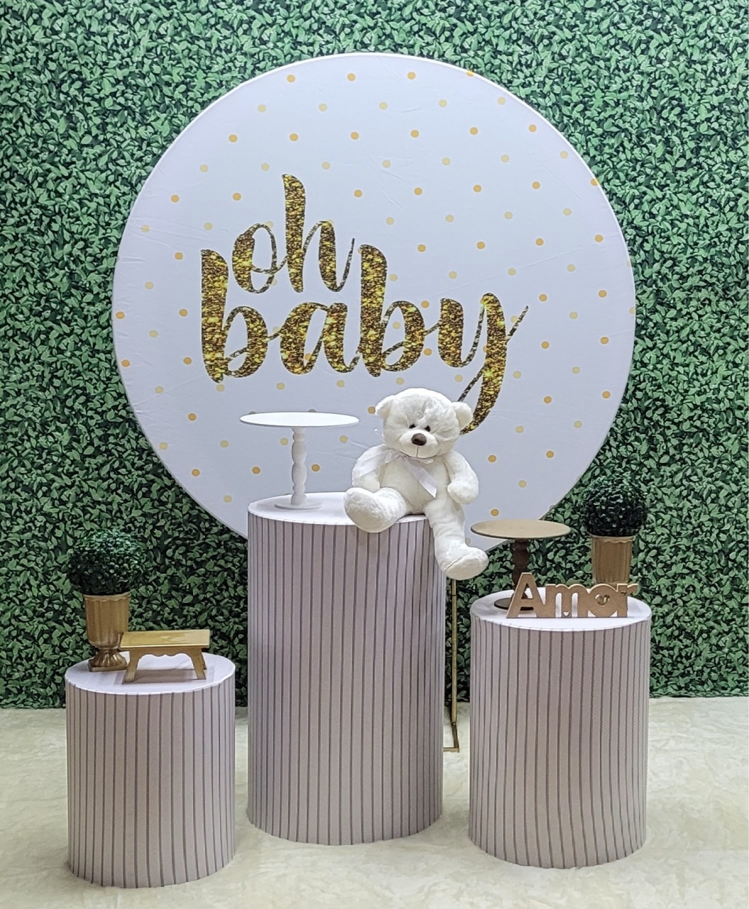 Oh Baby - Kit Prata - Up Decor Pegue e Monte