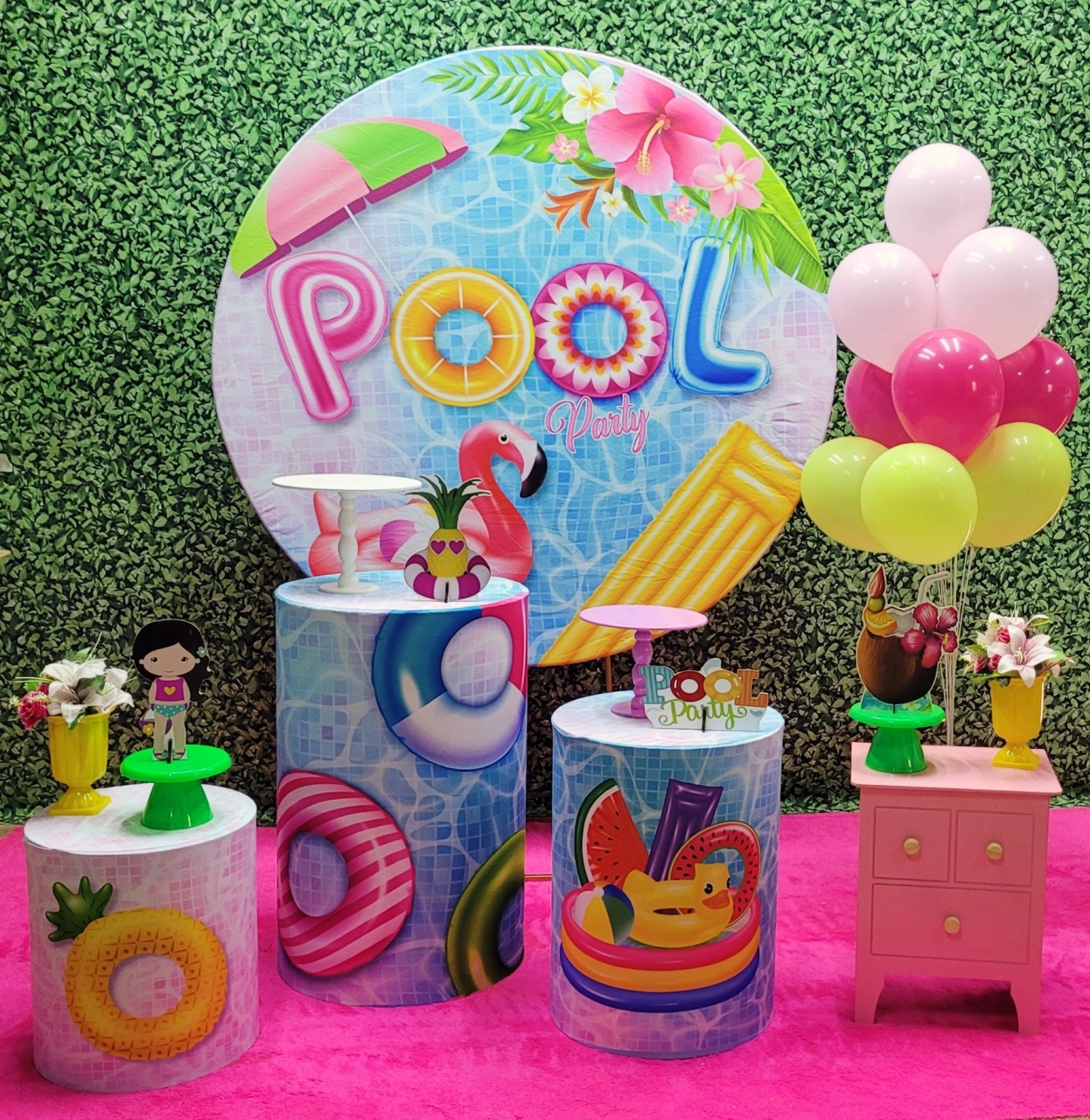 Pool Party - Kit Ouro - Up Decor Pegue e Monte