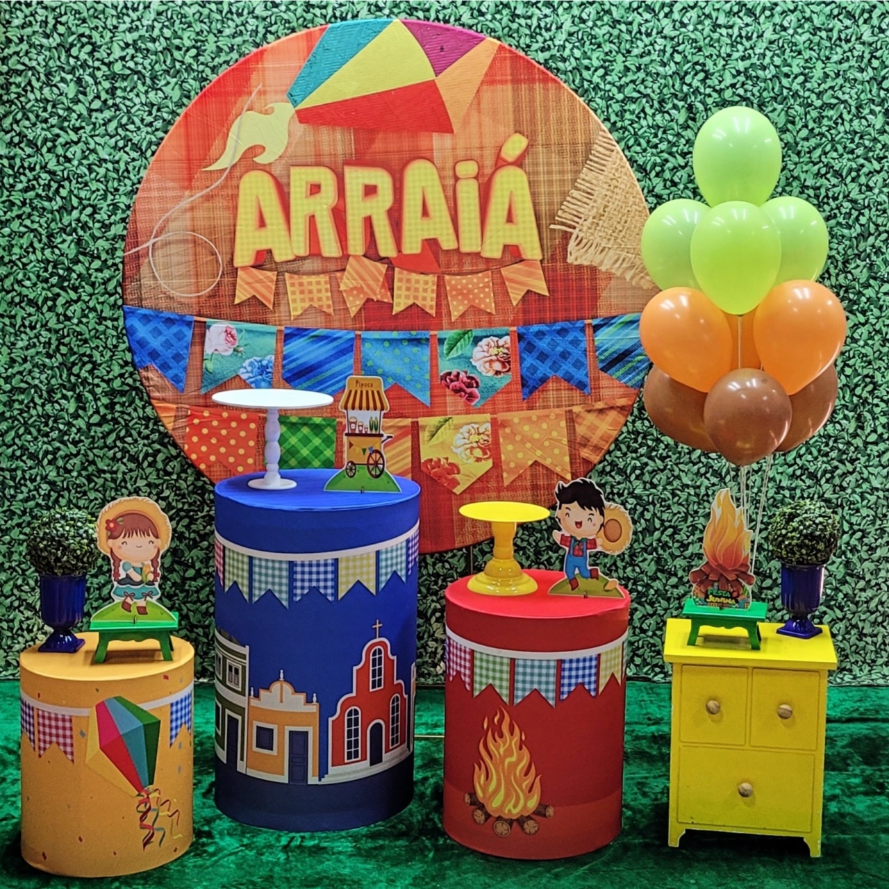 Arraia Mod.1 - Kit Ouro - Up Decor Pegue e Monte