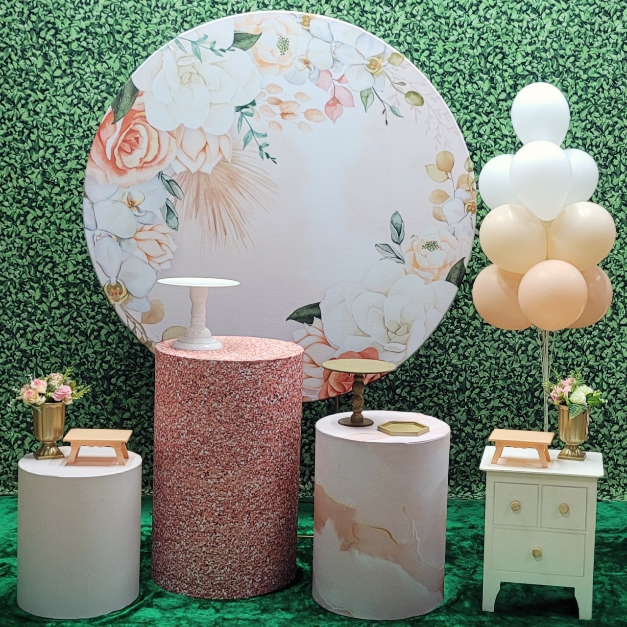 Floral Salmão  - Kit Ouro  - Up Decor Pegue e Monte