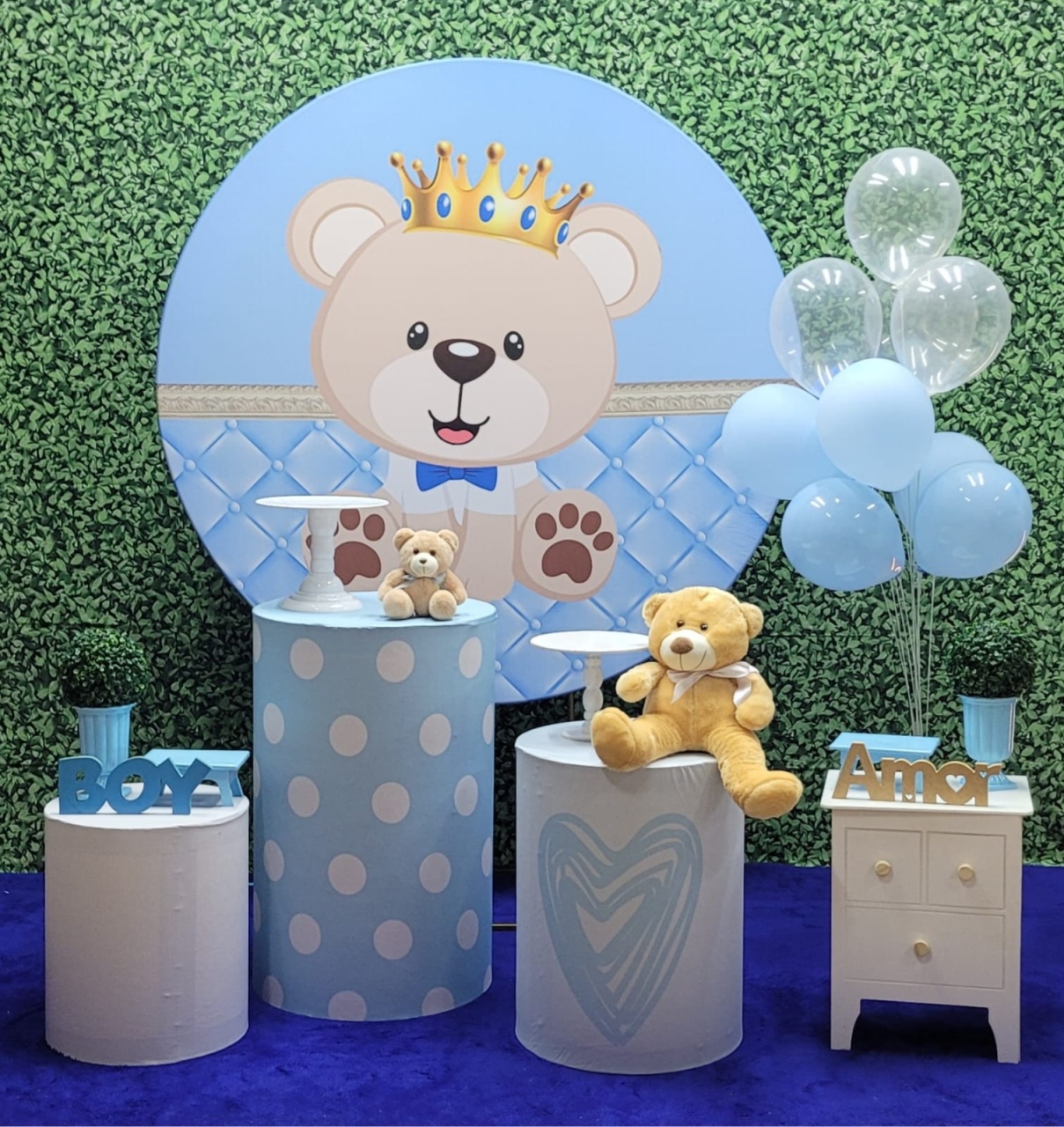 Urso Realeza - Kit Ouro - Up Decor Pegue e Monte