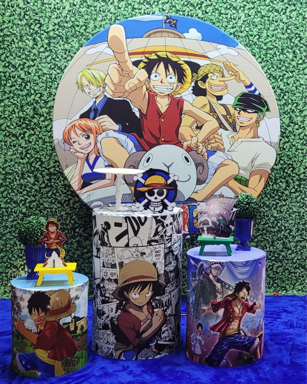 One Piece - Kit Prata   - Up Decor Pegue e Monte
