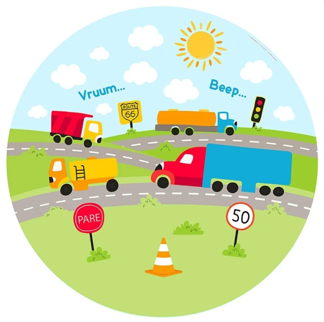 Meios de Transporte - Kit Ouro    - Up Decor Pegue e Monte