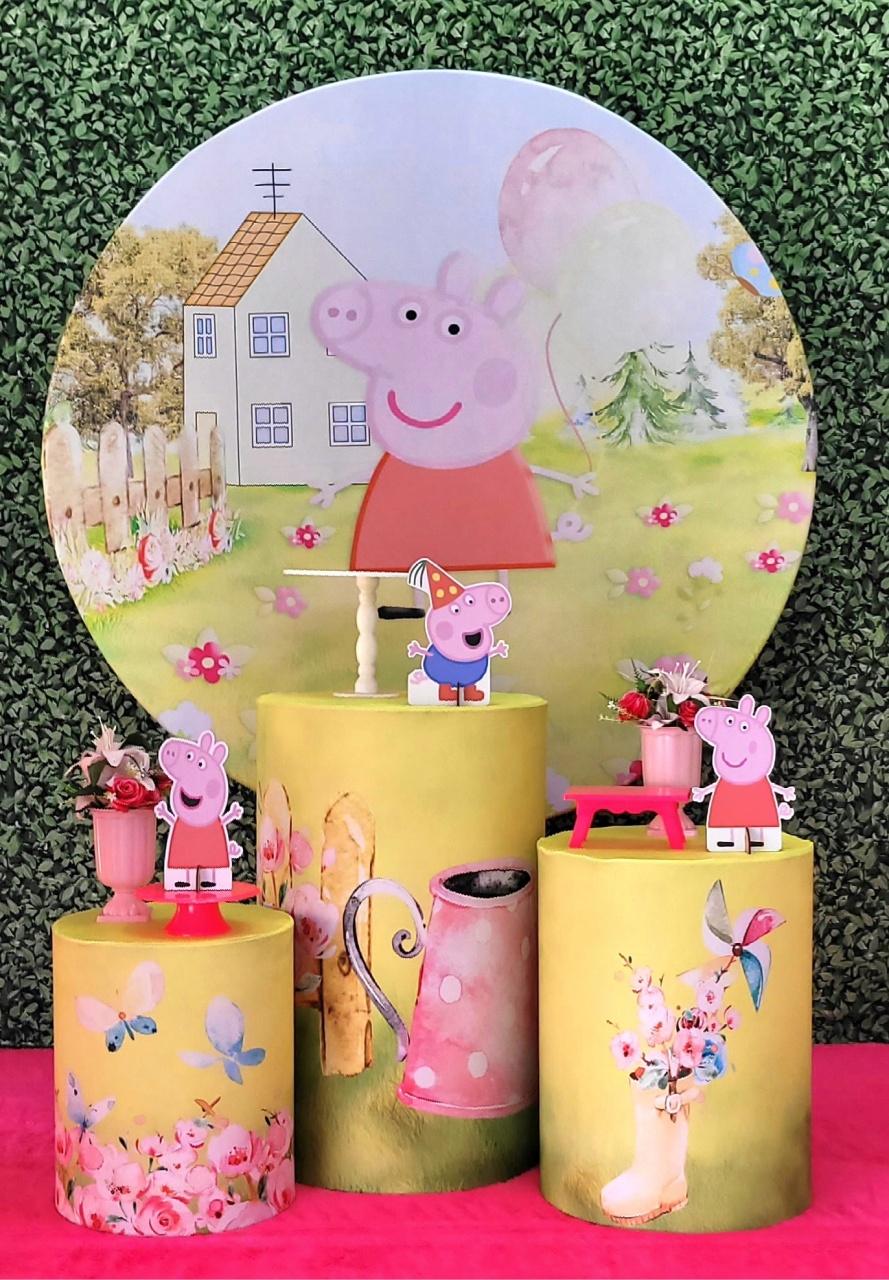 Peppa Pig (2) - Kit Prata  - Up Decor Pegue e Monte